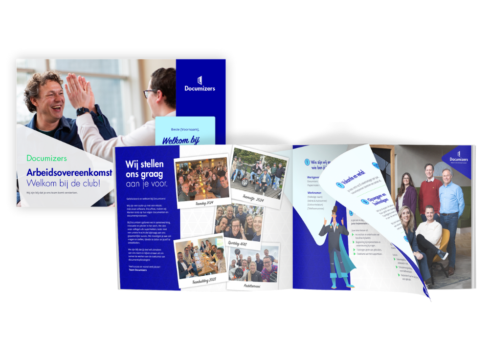 Voorbeeld arbeidsovereenkomst met DocuFlow