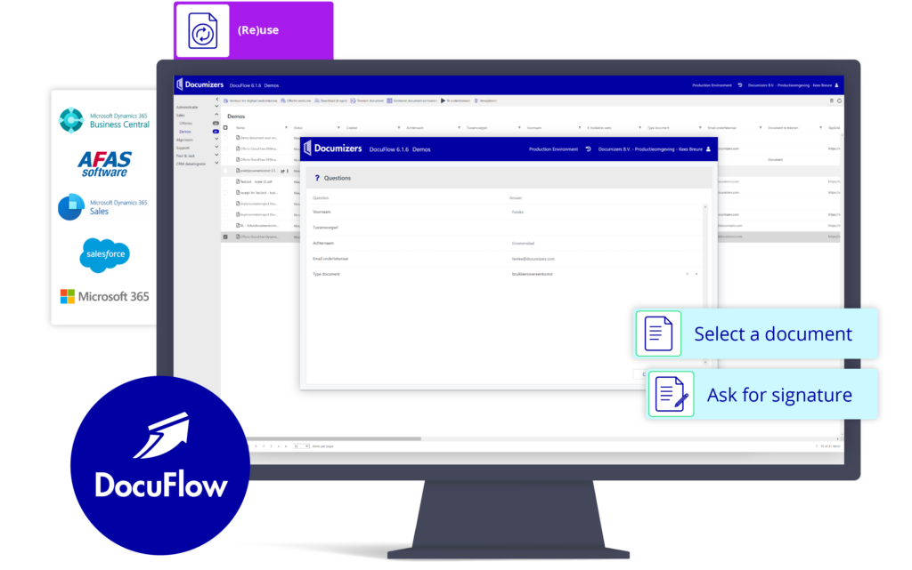 DocuFlow Integraties-Reuse