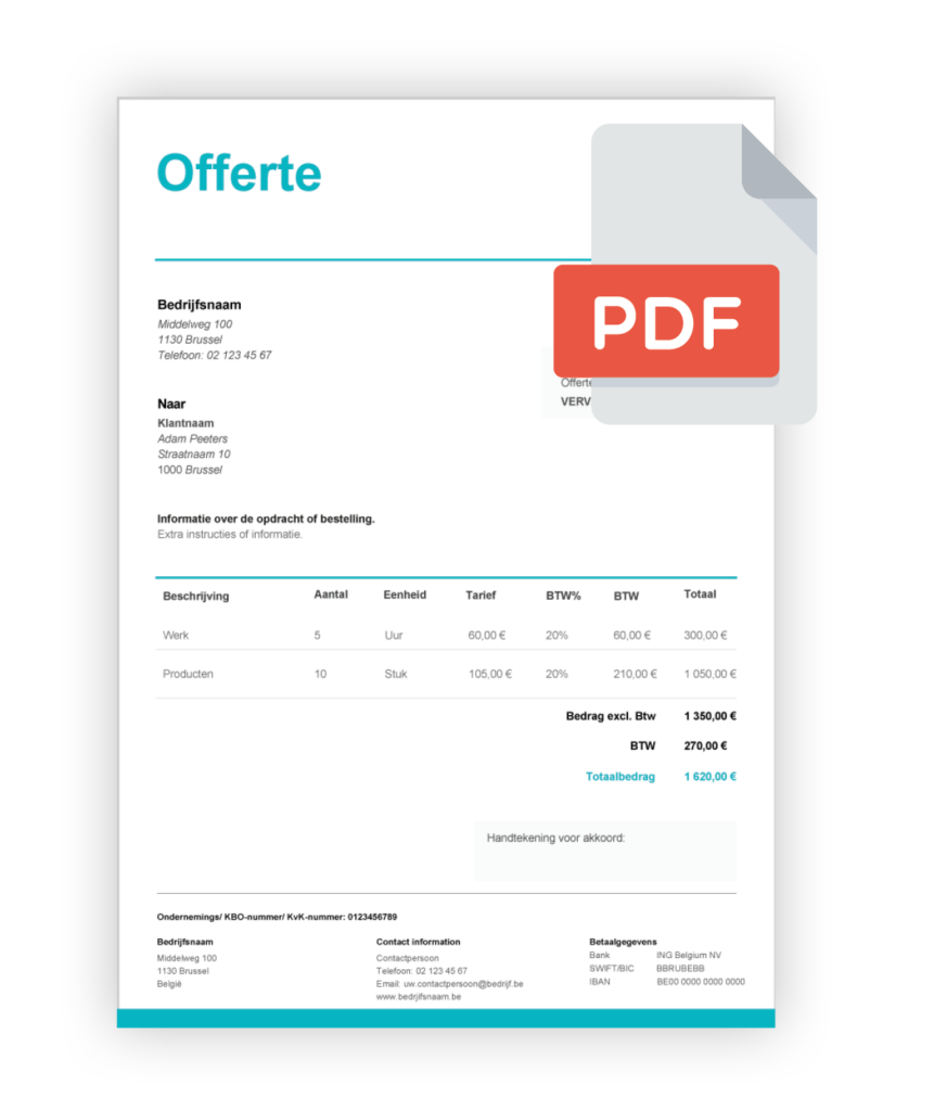 Offerte PDF